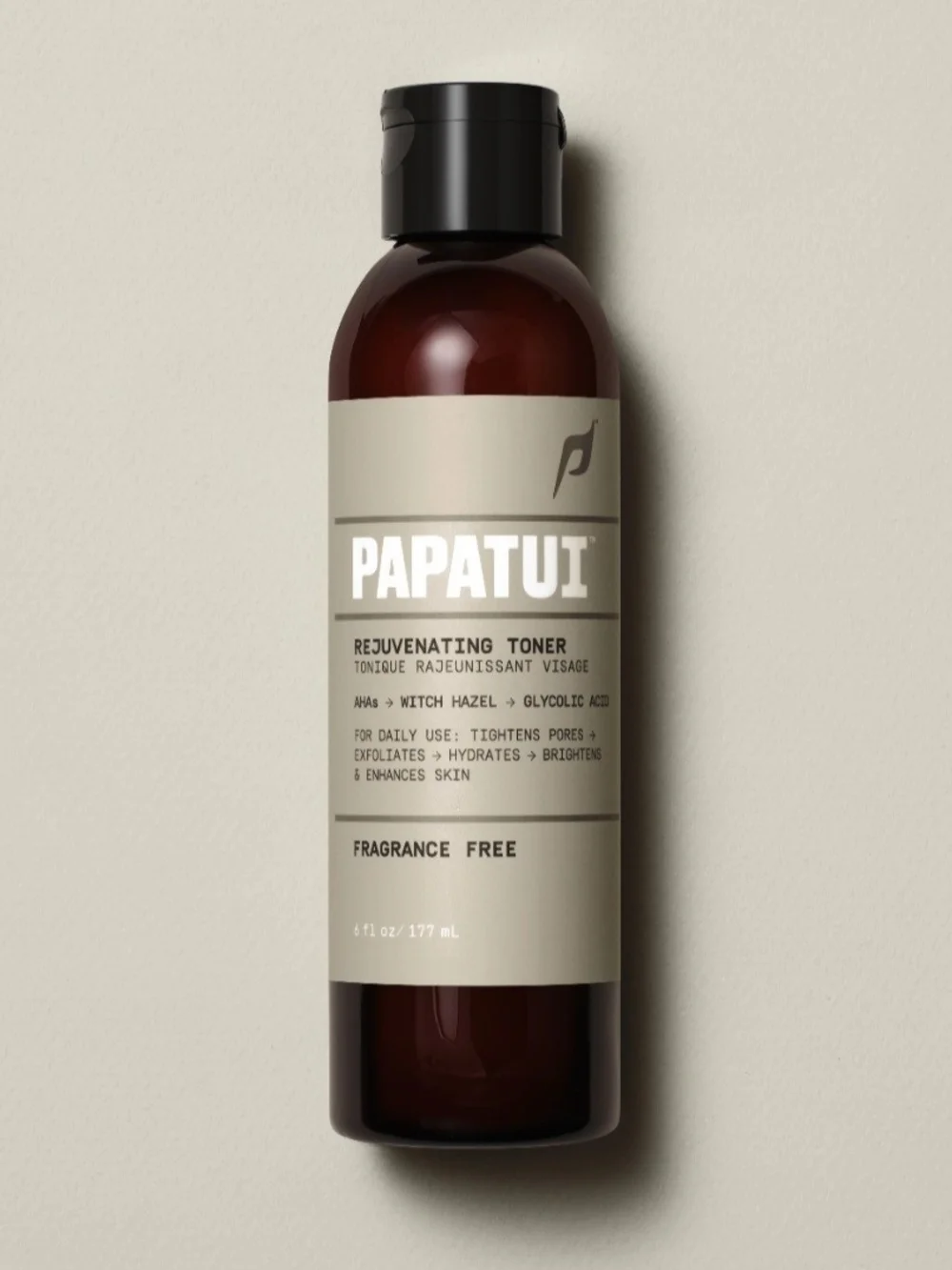 PAPATUI Rejuvenating Toner Fragrance-Free  Men’s - 6 oz - Brand New
